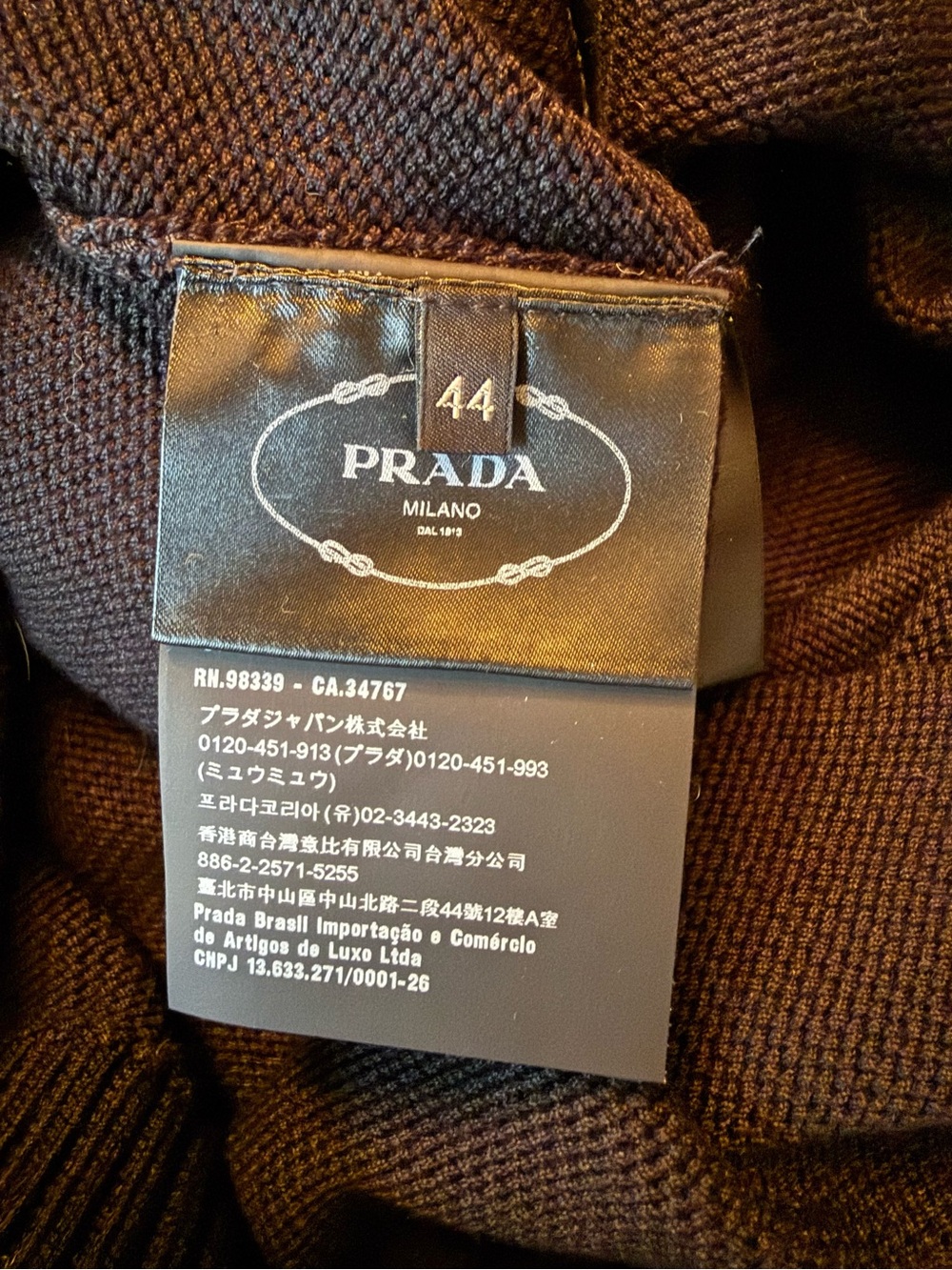 NWT Prada Milano Logo Cotton Knit Mini Dress IT44 Black Made in Italy Luxury - Picture 11 of 16